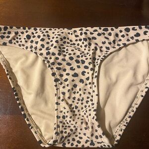 Leopard Print Swim Bottoms